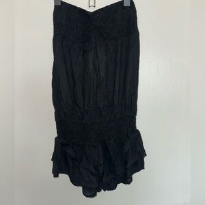 Black O’Neill strapless romper size XS